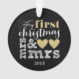 Onze allereerste kerst als Mrs & Mrs Ornament