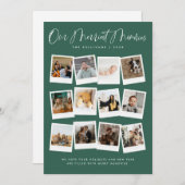 Onze Allerleukste Herinneringen Multi-Foto Feestdagenkaart (Voorkant / Achterkant)