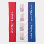 Onze Amerikaanse vlag Theedoek (Verticaal)