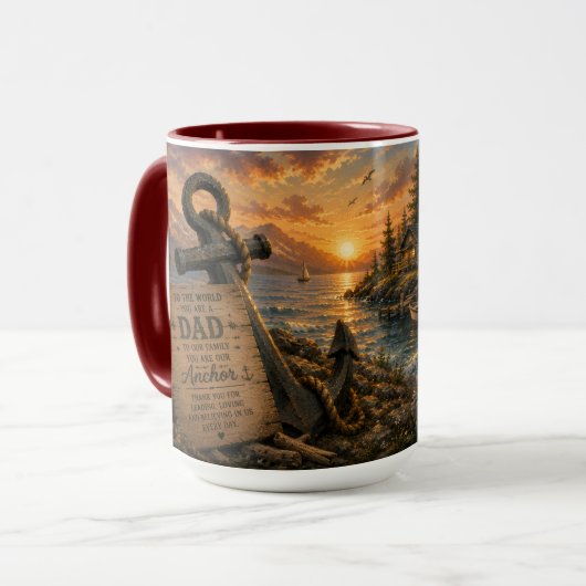 Onze Anker Vaderdag Koffiemok Mok (Voorkant links)