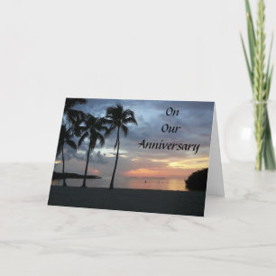 ONZE ANNIVERSAY-SUNRISE IN SUNSET BEHANDELEN KAART