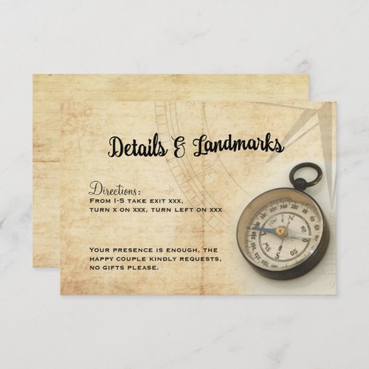 Onze Avontuur Gaat Door Jubileum Details Kaart (Voorkant / Achterkant)