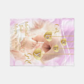 Onze baby Girl Fleece Deken (Voorkant (Horizontaal))