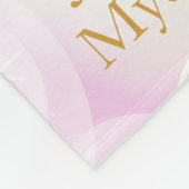 Onze baby Girl Fleece Deken (Hoek)