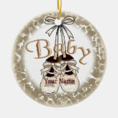 Onze Baby Girl Schoenen ornament (Voorkant)