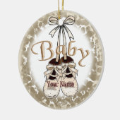 Onze Baby Girl Schoenen ornament (Links)