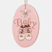 Onze Baby Girl Schoenen ornament (Links)