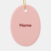 Onze Baby Girl Schoenen ornament (Achterkant)