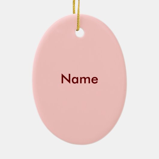 Onze Baby Girl Schoenen ornament (Achterkant)