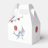 Onze Baby haai 1e verjaardag onder het Zee Bedankdoosjes (Achterkant)