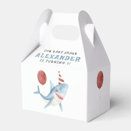 Onze Baby haai 1e verjaardag onder het Zee Bedankdoosjes