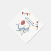 Onze Baby haai 1e verjaardag onder het Zee Servet (Hoek)