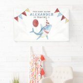 Onze Baby haai 1e verjaardag onder het Zee Spandoek (Insitu)