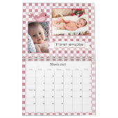 Onze Baby Meisje Custom Foto Kalender (Mar 2027)