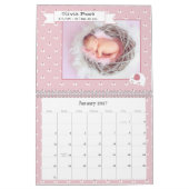 Onze Baby Meisje Custom Foto Kalender (Jan 2027)
