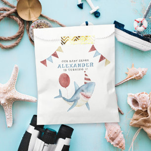 Onze Baby Shark 1e Verjaardag Onder De Zee Bedankzakje