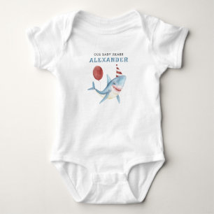 Onze Baby Shark 1e Verjaardag Onder De Zee Romper