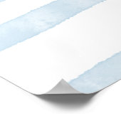 Onze Baby Whale 1e verjaardag onder het zee Poster (Hoek)