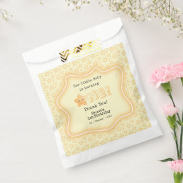 Onze Baby wordt een Schattigee ster 1e verjaardag Bedankzakje