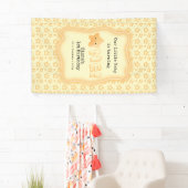 Onze Baby wordt een Schattigee ster 1e verjaardag Spandoek (Insitu)