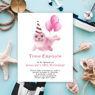 Onze Baby Zeh Tijd Capsule 1e verjaardag Poster