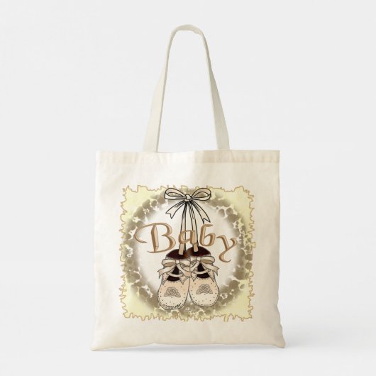 Onze babymeisjesschoenen tote bag (Achterkant)