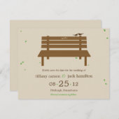 Onze Bank Trouw Save The Date Aankondiging (Voorkant / Achterkant)