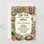 Onze Beach Seafood parel oester gebraden 30e verja Kaart (Voorkant)