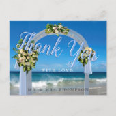 Onze Beach Weddenschap Bedankt Briefkaart (Voorkant)