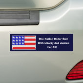 Onze belofte bumpersticker (Op auto)