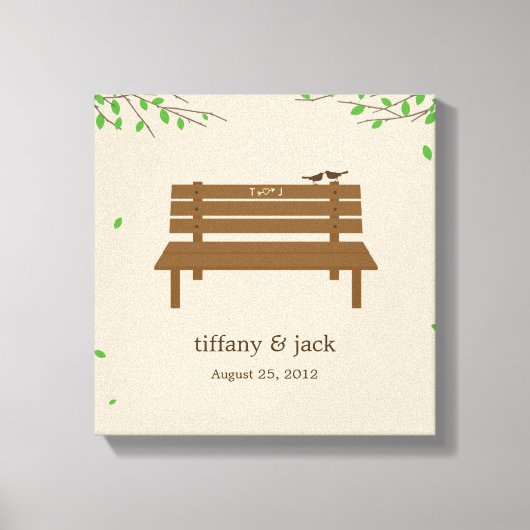 Onze Bench Wrapped Canvas Art (Voorkant)