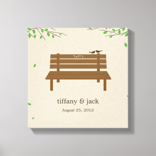 Onze Bench Wrapped Canvas Art Afdruk (Voorkant)