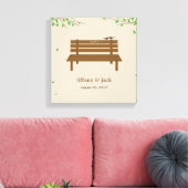 Onze Bench Wrapped Canvas Art Afdruk (Insitu (Woonkamer))