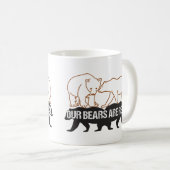 Onze Beren zijn real.w Koffiemok (Voorkant rechts)