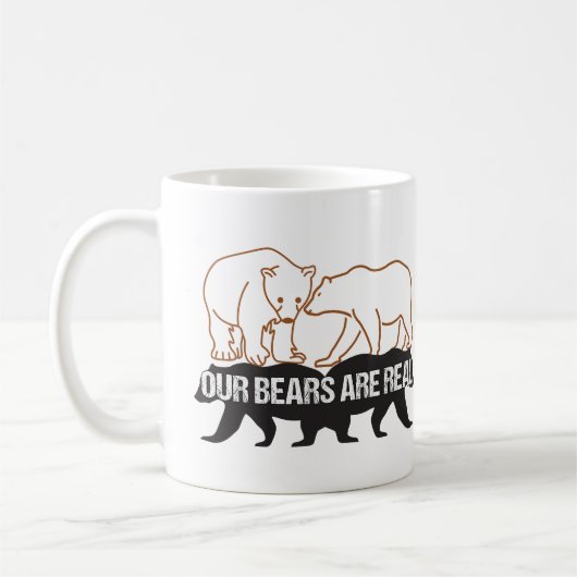 Onze Beren zijn real.w Koffiemok (Links)
