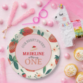 Onze Berry Sweet Verjaardag Papieren Bordje (Feest)