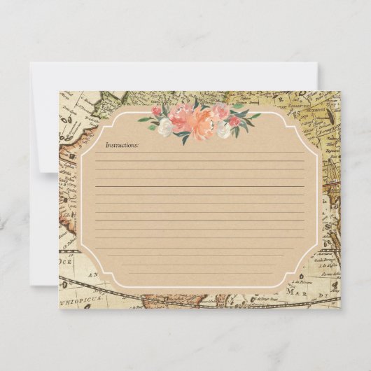 Onze beste Adventure Recept Kaart (Achterkant)