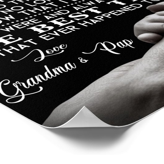 Onze beste kleinzoon poster (Hoek)