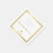 Onze beste trouwdag ooit servetten (Hoek)