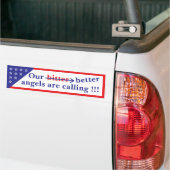 Onze Beter Engelen Bumpersticker (Op Truck)