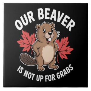 Onze Bever Is Niet Te Koop Tegeltje