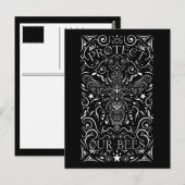 onze bijen beschermen briefkaart (Voorkant / Achterkant)