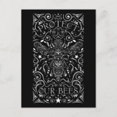 onze bijen beschermen briefkaart (Voorkant)