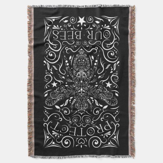 onze bijen beschermen deken (Voorkant Verticaal)