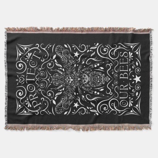 onze bijen beschermen deken (Voorkant)