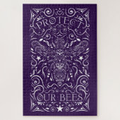 onze bijen beschermen legpuzzel (Verticaal)