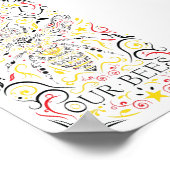 onze bijen beschermen poster (Hoek)