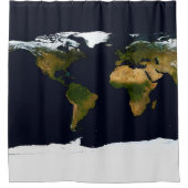 Onze Blauwe Marmer Amerika Centric Douchegordijn (Voorkant)