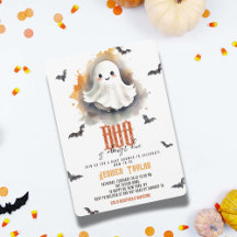 Onze Boo bijna uitgerekende spook Halloween babybo