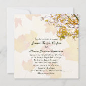 Onze boom in de Herfst Plein Uitnodiging van de br (Voorkant)